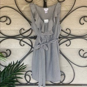 Motherhood Maternity Black White Sleeveless Top